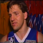 Andrew Purser 1985 after Footscray v Carlton